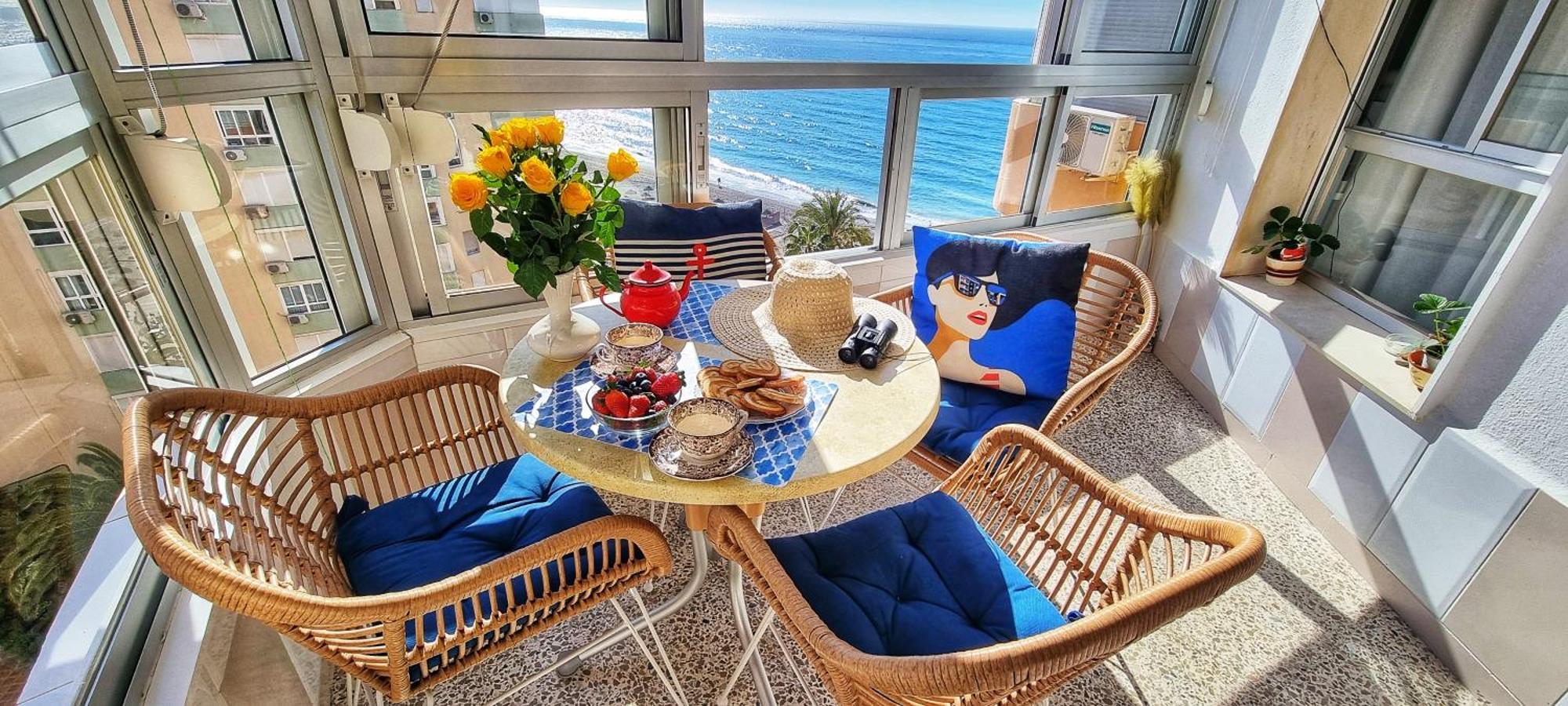 Beachfront Apartment Madrid 709 Torrox Bagian luar foto